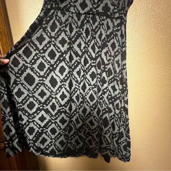 Fresh Produce Black and Silver Sleeveless Sundress | Vacation | Cotton | Casual - Picture 2 of 6